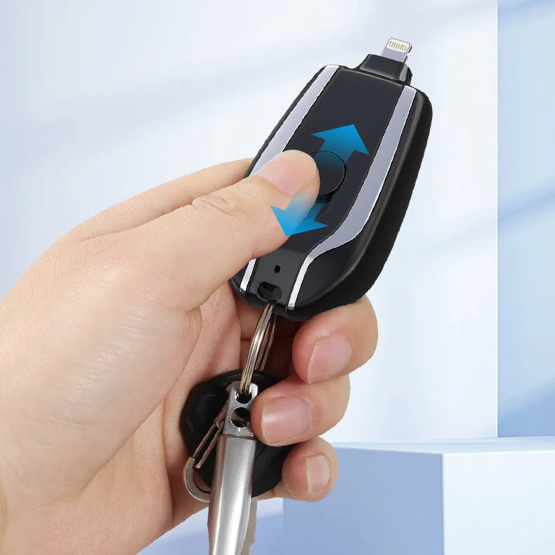 Llavero / Cargador Portátil Inalámbrico para iPhone y Android